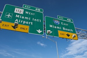 Miami Airport Sign