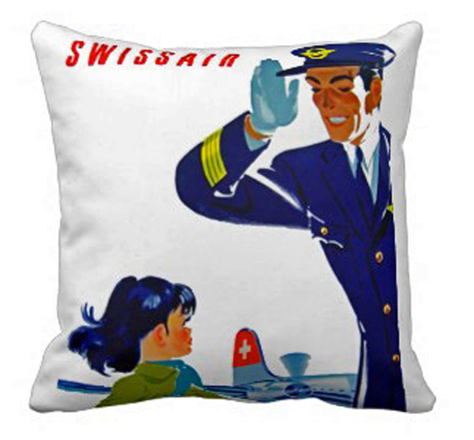 Swissair Pillow