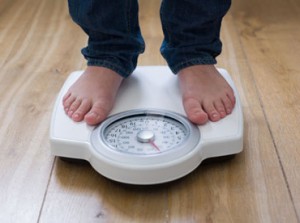 Standing on scales