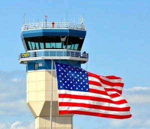 American Flag & Tower