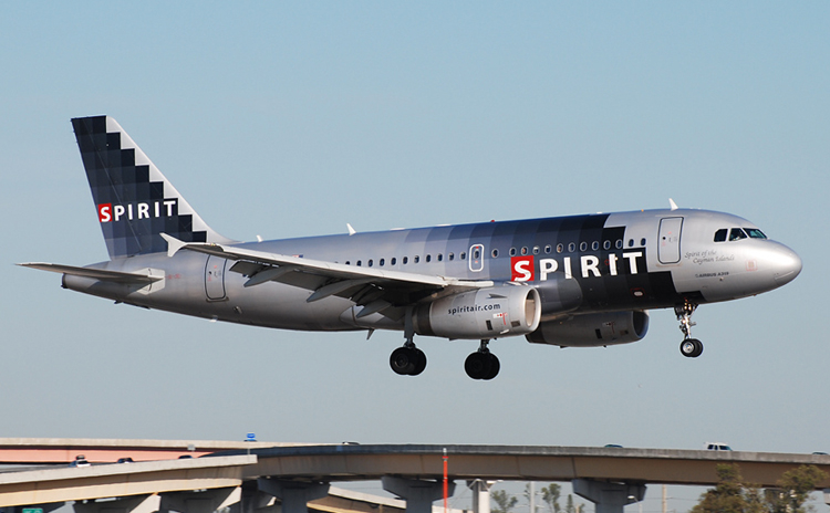 Spirit Airlines Ashtray Livery